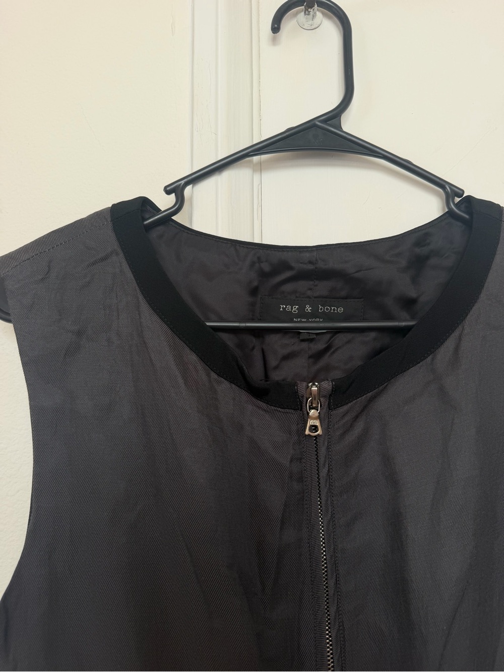 rag & bone Sleeveless Zip-Front Dress